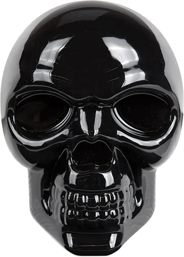 Vista 2 de Cubierta de Enganche de Remolque con LED de Calavera Iluminada, Cubierta de Luz LED para Enganche de Remolque, se Adapta a 2" y 1-1/4", Ambos (Negro)