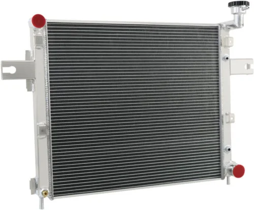 Vista 3 de Radiador de núcleo de 3 filas para 1999-2000 99 00 Jeep Grand Cherokee 4 puertas 4.7L V8 GAS 99-00 Radiador Todos los radiadores de aluminio Kit
