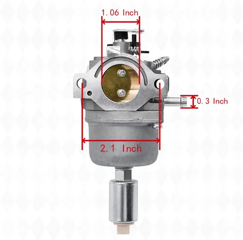 Vista 3 de Carburador 594593 de 17.5 HP para motores 791858 792358 793224 794572 14.5HP-21HP Reemplazar motores 31G777 31N707 31P677 31P777 con filtro