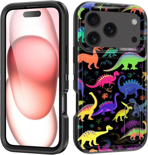 Vista 116 de Funda para iPhone Air con soporte integrado, a prueba de golpes, polvo y caídas, 3 capas, grado militar, funda protectora para iPhone Air de 6.5
