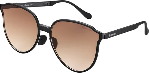 Vista 2 de BENEUNDER Polarized Foldable Sunglasses Men Women UV400, Ultra Light & Thin Metal Frame, Anti Glare & Scratch Resistant Lens