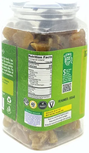 Vista 3 de Rani Amla Candy 5.25 oz (150 g) sellado al vacío, parte superior fácil de abrir, recipiente resellable ~ Indian Tasty Treats Vegano Apto