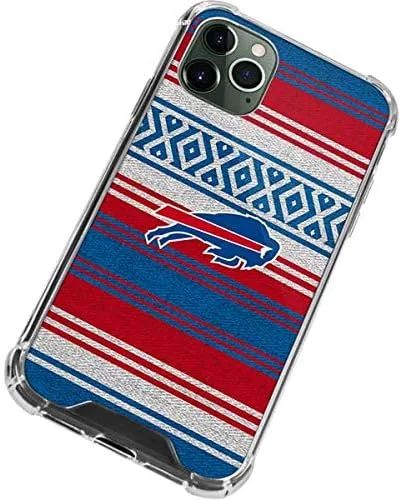 Vista 3 de Skinit Funda transparente compatible con iPhone 12 Pro Max, diseño oficial de NFL Buffalo Bills Trailblazer