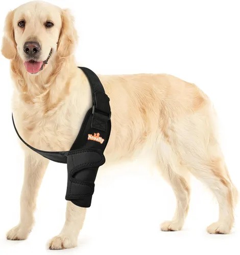Vista 8 de NeoAlly Almohadillas protectoras para coderas de perro para codo canino y hombro, higroma de codo, displasia, osteoartritis, callos de codo, úlceras