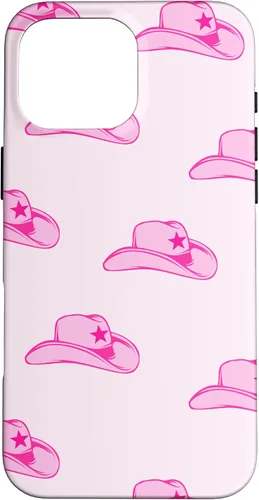 Vista 19 de Funda con estampado de sombrero de vaquero rosa para iPhone 13 Pro Max