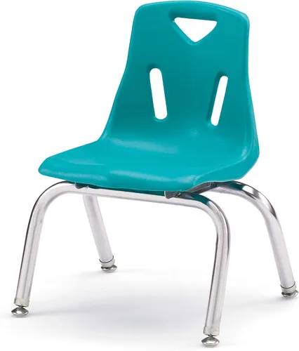 Vista 29 de Berries silla apilable con patas cromadas