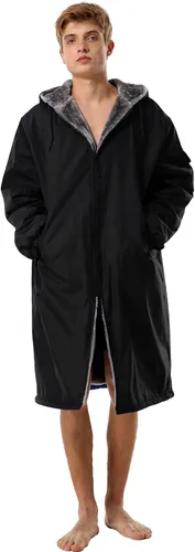 Vista 2 de Adoretex Piloto de piel sintética, impermeable Negro