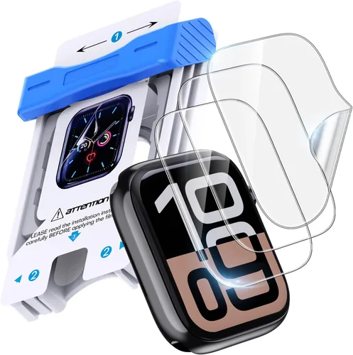 Vista 8 de 3 protectores de pantalla para Apple Watch Series 7/8/9 de 1.614 in