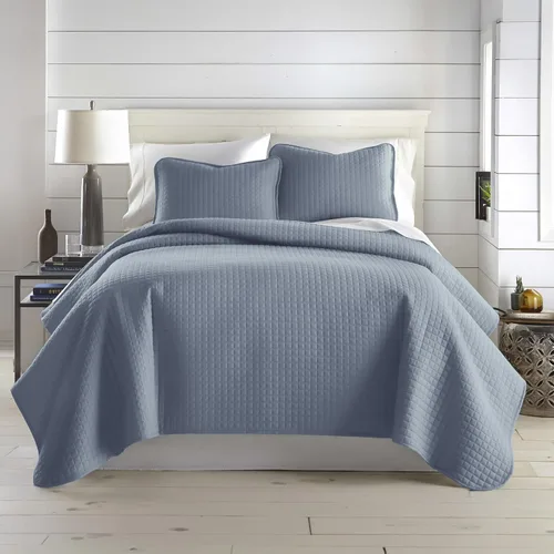 Vista 10 de Southshore Fine Living, Inc. Juego de edredón individual XL, colcha de microfibra acolchada, juego de edredón individual con funda de almohada, ropa