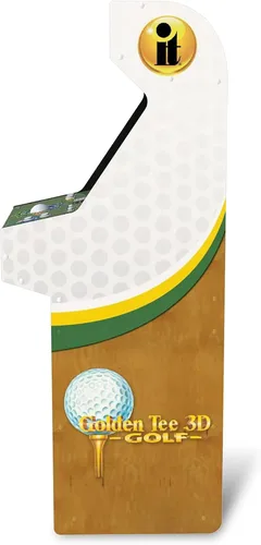 Vista 6 de ARCADE1UP Golden Tee 3D Deluxe Arcade Machine, Built for Your Home, Over 5-Foot-Tall Cabinet with 8 Classic