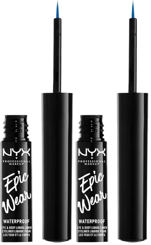 Vista 5 de NYX PROFESSIONAL MAKEUP Epic Wear - Delineador líquido de larga duración, impermeable, color negro