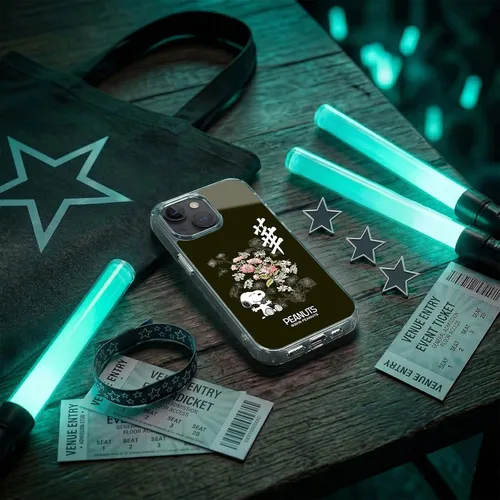 Vista 311 de Carcasa de gel para iPhone 7 Plus/iPhone 8 Plus, diseño de Snoopy Oriental de Peanuts, Badges
