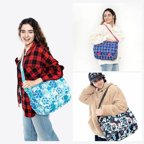 Vista 8 de J World New York Terry bolsa tipo cartero