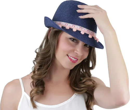 Vista 30 de ToBeInStyle Sombreros de verano para mujer