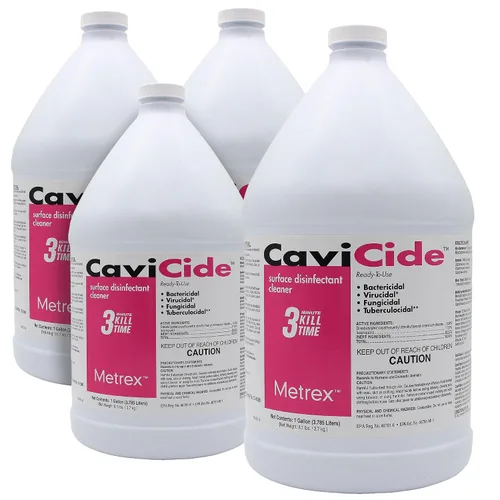 Vista 9 de Metrex CaviCide Limpiador desinfectante de superficies, 13-1000 – Desinfectante multiusos, descontaminante y limpiador para dispositivos médicos