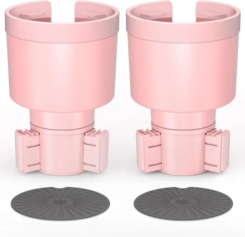 Vista 14 de SEVEN SPARTA Paquete de 2 soportes expansores de portavasos para automóvil, base ajustable, compatible con Yeti de 20/26/30 onzas, Hydro Flasks