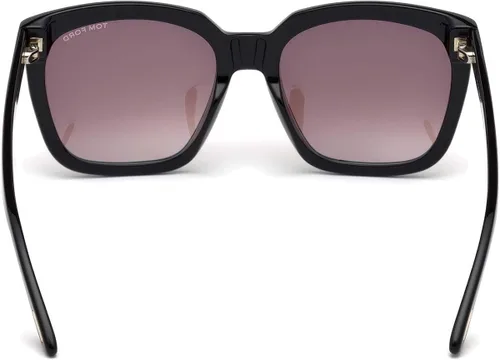 Vista 5 de Gafas de sol Tom Ford FT 0502 -F 01T Brillante NegroBurdeos Gradiente