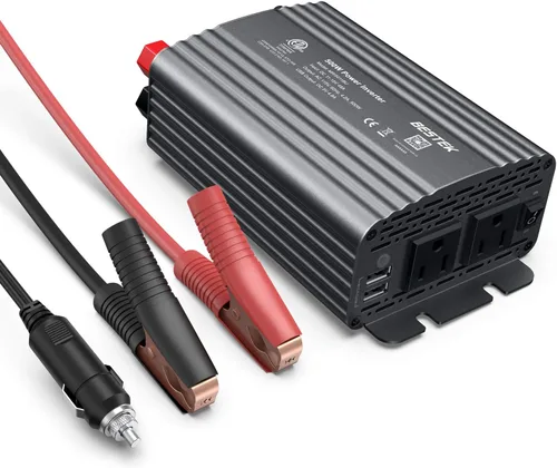 Vista 8 de Inversor de corriente DC 12 V a 110 V AC convertidor (azul)