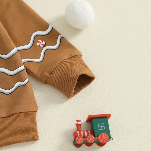 Vista 100 de Disfraz de Halloween para bebé, sudadera de calabaza con cuello redondo, suéter de manga larga, ropa de otoño
