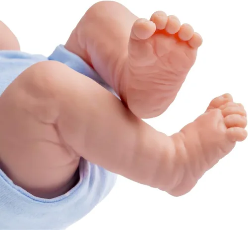 Vista 8 de La Newborn de JC Toys, Real Boy in Blue, Rosado