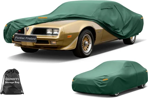 Vista 17 de GUNHYI - Funda para coche impermeable para todo tipo de clima, funda completa de 16 capas de alta resistencia para exteriores con ventilaciones