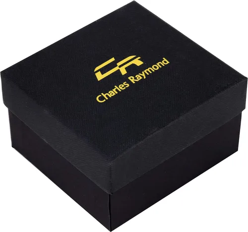Vista 6 de Charles Raymond Bling-ed Out Ultimate Hip Hop Royalty Reloj para hombre con número romano de fácil lectura o indicadores de tiempo de diamantes
