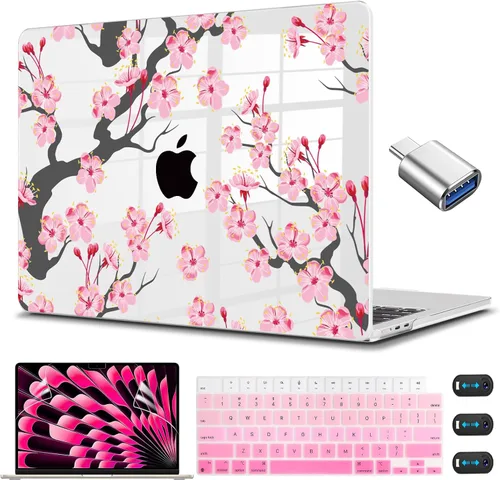 Vista 21 de CISSOOK Funda para MacBook Air de 15 pulgadas M2 M3 M4 M5 2023 2024 2025 2026
