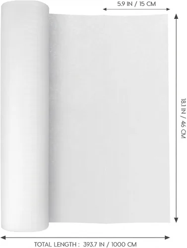 Vista 3 de HEMOTON 2 rollos de filtros de campana extractora hojas de tela no tejida filtro de grasa reemplazo anti aceite filtro de papel adhesivo a prueba