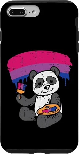 Vista 9 de iPhone 14 Panda Painting Animal LGBTQ Bisexual Flag Gay Pride Ally Bi Case