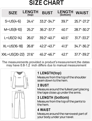 Vista 6 de MEROKEETY Conjunto de 2 piezas para mujer, de manga larga, cuello en V, suéter de punto y pantalón de pierna ancha