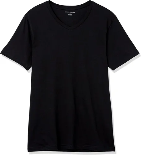 Vista 7 de Tienda Essentials Camiseta con cuello en V para hombre, paquete de 6