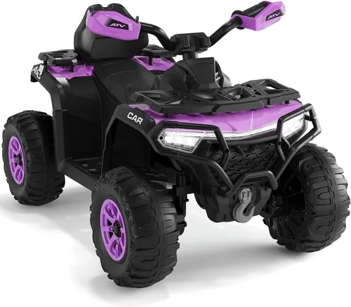 Vista 11 de 12V Kids ATV Ride on Toy with Remote ControlElectric 4 Wheeler for Kids 3-8 Black