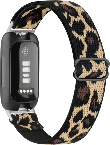 Vista 10 de Meliya Bandas elásticas para Fitbit Inspire 3 para mujeres y hombres, correa de nailon elástica suave y ajustable de repuesto para Fitbit Inspire 3