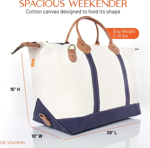 Vista 4 de CB STATION Bolsa de fin de semana para mujer bolsa de viaje moderna y funcional con correa de hombro desmontable, perfecta para viajes nocturnos