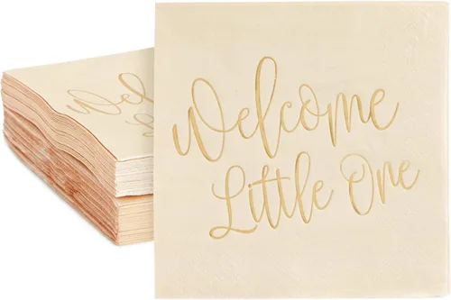 Vista 23 de BLUE PANDA Servilletas de 30 cumpleaños – 5 x 5 pulgadas, 3 capas, 50 unidades, negro y dorado – Servilletas estampadas con texto en inglés «Cheers