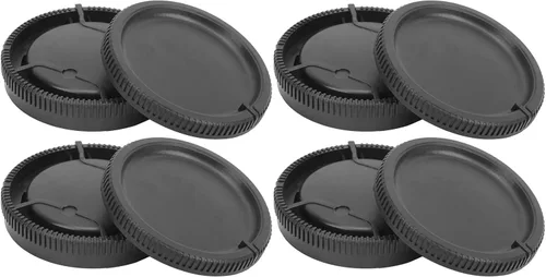 Vista 7 de 4 unids lente trasera cubierta trasera cuerpo cubierta frontal tapa conjunto para Sony A Mount lente cámara