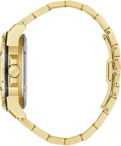 Vista 2 de Bulova Reloj de pulsera Marine Star negro y dorado para hombre 1.772 in 98A273, Negro -, Casual, buceador, vestidoformal