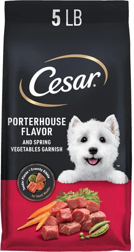 Vista 18 de Comida para perros de raza pequeña seca Cesar, Pollo Made in USA, Real chicken #1 ingredient, 26 essential nutrients, supports small breed health