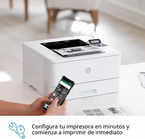 Vista 4 de HP - Laserjet Pro M404dn - Impresora láser monocromática con Ethernet integrado e impresión de doble cara, Negro talla única