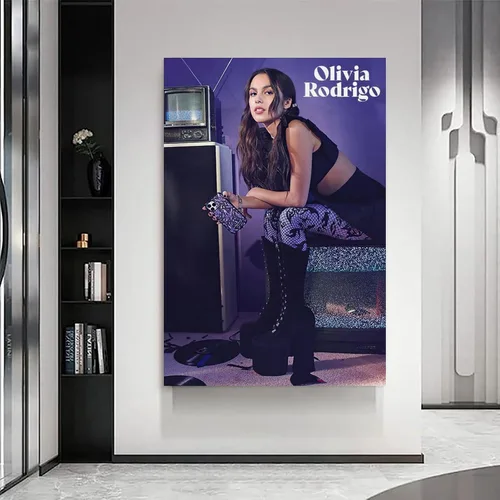 Vista 6 de Maynuo Olivia - Póster de Rodrigo con cubierta de música artística, póster artístico y arte de pared para colgar en la pared para pasillos