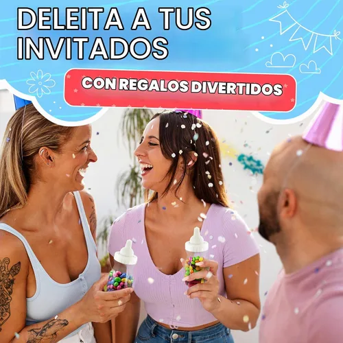 Vista 8 de Botellas pequeñas transparentes rellenables, 24 piezas para mamá