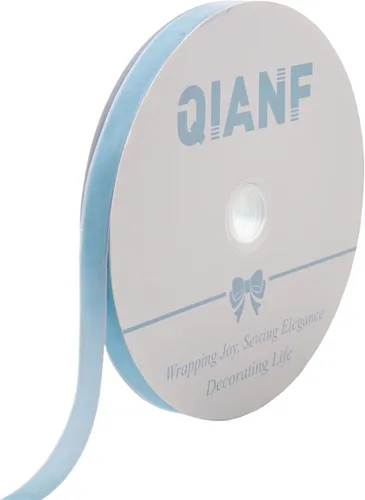 Vista 7 de QIANF Cinta de terciopelo, carrete de 1 1/2 pulgadas por 25 yardas (rojo)