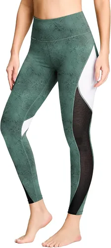 Vista 44 de Malla Queenieke 8030 de yoga, para correr, leggings con color combinado, para mujer