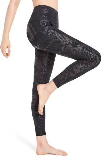 Vista 3 de DOVPOD - Leggings de yoga con estampado de cintura alta para mujer