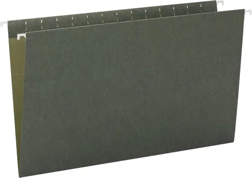 Vista 2 de Smead Carpeta colgante de archivos, sin pestañas, tamaño oficial, verde estándar, 25 por caja (64110)
