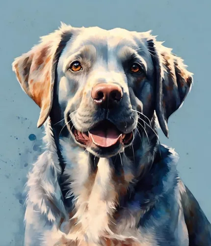 Vista 10 de ZMHZMY Kits de pintura por números, Labrador Retriever DIY lienzo digital pintura al óleo regalo para niños, estudiantes, adultos principiantes