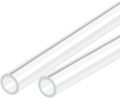 Vista 15 de MECCANIXITY Tubo acrílico transparente rígido redondo tubo 0.157 in (5/32") ID 0.315 in (5/16") OD 18" para lámparas y linternas, sistema