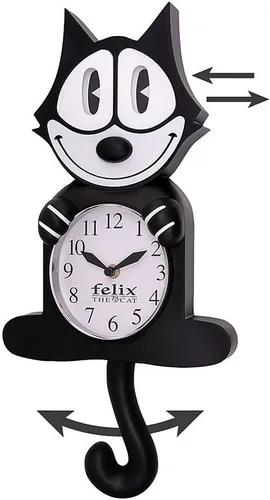 Vista 2 de Felix The Cat - Reloj de pared con movimiento 3D