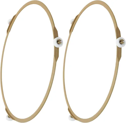 Vista 6 de 2pcs 8.8" Microwave Turntable Ring, Oven Tray Support, Outer Diameter: 8.8 in / 22.2 cm, Roller Height 15 mm