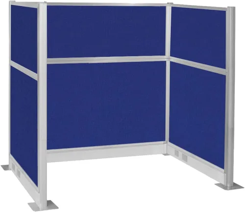 Vista 22 de Versare Cubículo eléctrico de panel silencioso preconfigurado Paredes divisoras de estación de trabajo Paneles de privacidad para cubículos Gris